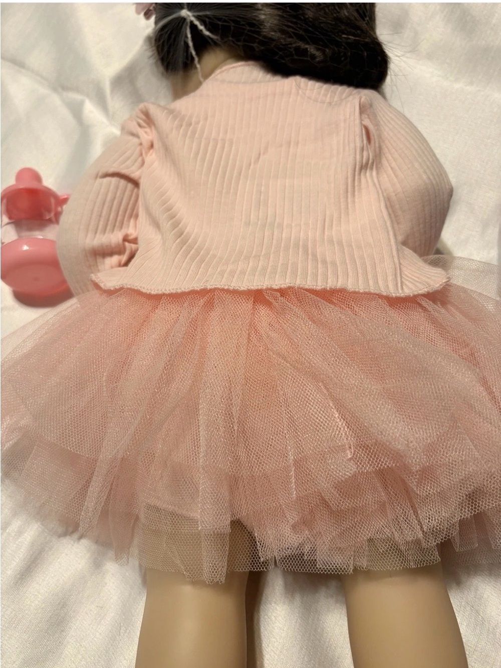 Reborn Beautiful Toddler 22” Girl Long Brown Hair - Picture 11 of 13